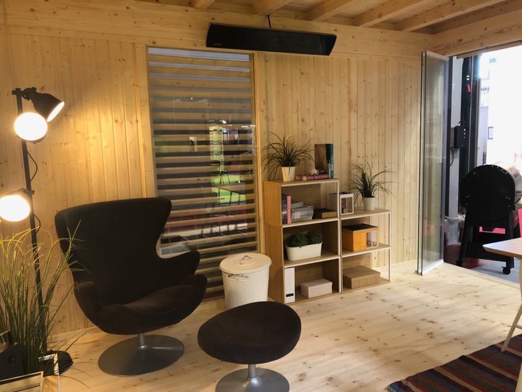 Chalet intérieur bureau en bois